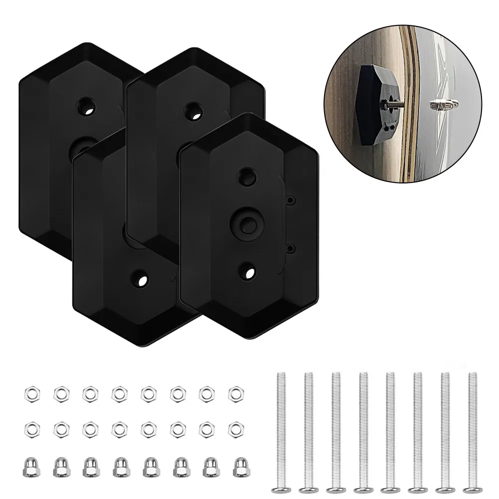 Skateboard Display Rack 1/2 Pcs Skateboard Wall Mount Acrylic Longboard Storage Display Holder Hanger Rack Non-slip Bracket
