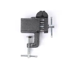 Универсальная скамья тиски мини настольный винт тиски чугун 60 мм скамья зажимной винт тиски для рукоделия форма фиксированный инструмент для ремонта