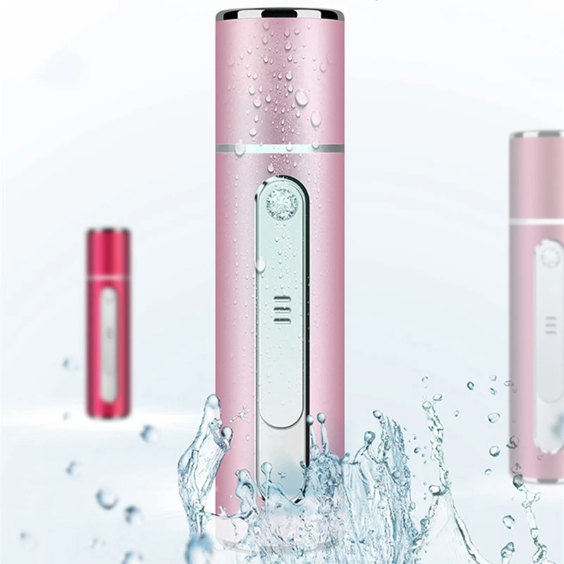 Portable Nano Water Spray Meter Handheld Moisturizing Nano Beauty Spray Sprayer Cold Steam Face Humidifier Spray Cold