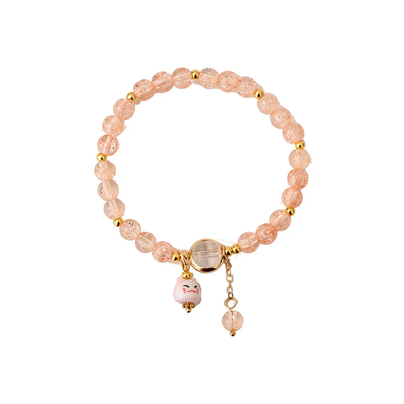 Модные ювелирные изделия для девочек в виде цветка со стразами|Браслеты с