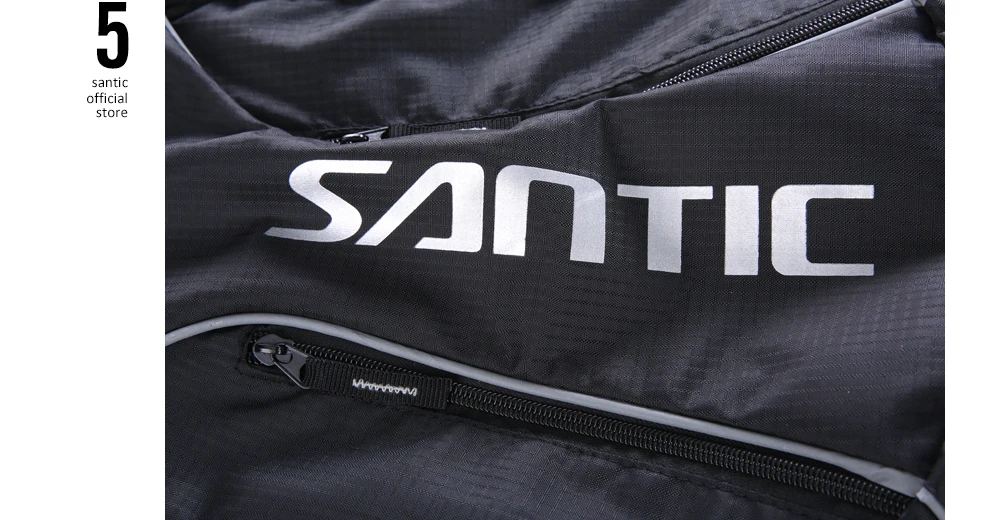 Santic15L велосипедная сумка, светоотражающий велосипедный рюкзак для путешествий, водонепроницаемый дышащий велосипедный рюкзак, ультралегкий, для спорта на открытом воздухе, нейлоновая сумка
