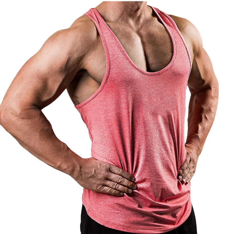 New summer Brand Quick drying Clothing bodybuilding Gyms tank top men Fitness Sleeveless Shirt Cotton men loose fashion vest