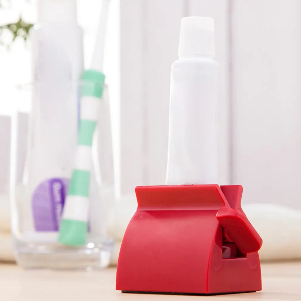 

Toothpaste Device Toothpaste Dispenser Facial Cleanser Squeezer Clips Manual Lazy Toothpaste Tube Squeezer