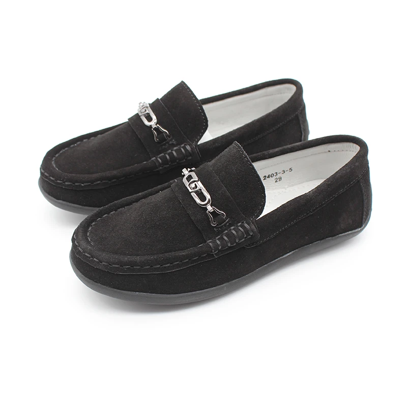 boys leather loafers