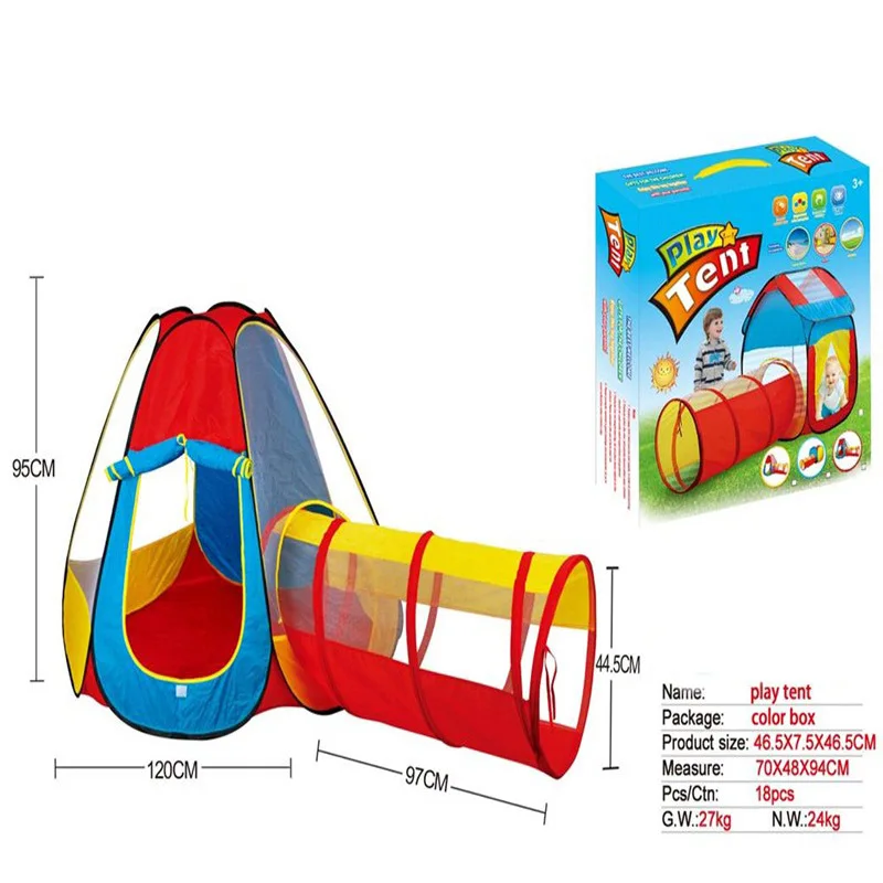 

New Style Children Tunnel Game House Cartoon Wave Ball Pool Indoor Playground Cassia Seed Play Sand Sandbox Toy
