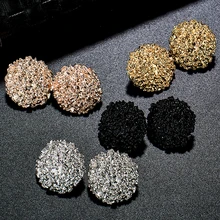 MISANANRYNE ювелирные изделия Мода Винтаж Полный Кристалл серьги гвоздики для женщин Рождественский подарок Свадебная вечеринка ювелирные изделия оптом