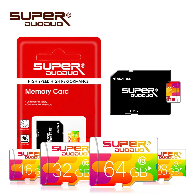Карта памяти класса 10 8 ГБ 16 ГБ 32 ГБ micro sd карта 64 Гб 128 ГБ tarjeta microsd 32 Гб mini TF карта 4 Гб флэш-накопитель с бесплатным адаптером