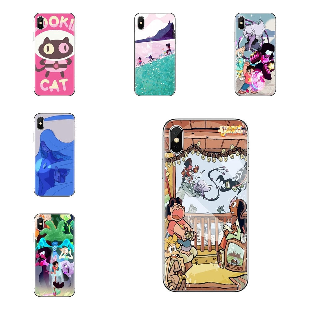 Силиконовый чехол для телефона samsung Galaxy S3 S4 S5 Mini S6 S7 Edge S8 S9 S10 Plus Note 3 4 5 8 9 Steven Universe