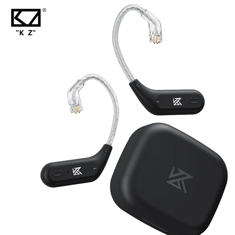 KZ AZ09 bezdrátový aktualizovat kabel bluetooth-compatible 5.2 HIFI bezdrátový ucho hák C špendlík konektor s nabíjení pouzdro