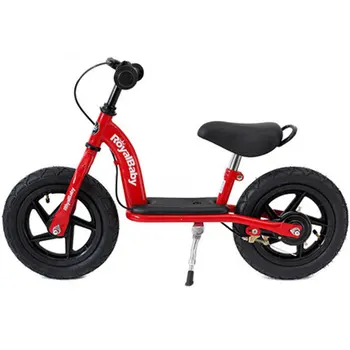

Children's Bike Balance Car Without Pedals 12 Inches Red and Black for 1-3 Years Old Male and Female Baby
