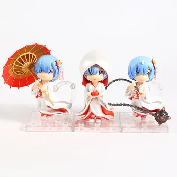 

Re:ZERO -Starting Life In Another World Rem Q Version PVC Figures Collectible Model Toys Dolls 3pcs/set