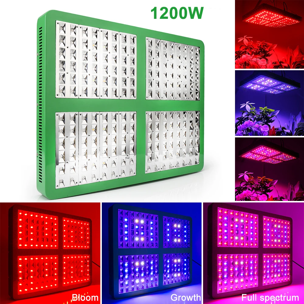 

Reflector 300W 600W 1200W 1800W LED Grow Light Full Spectrum Veg/Bloom Switchable for Indoor Greenhouse Plants Phytolamp Indoor