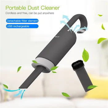 

CkeyiN Handheld Wireless Vacuum Cleaner Car Keyboards Computer Powerful Suction USB Rechargeable Vacuum Dust Cleaning Brush