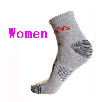 Gray-Women Носки для велоспорта Женские Мужские дышащие спортивные носки велосипедные носки для гонок на открытом воздухе - Цвет: Gray-Women