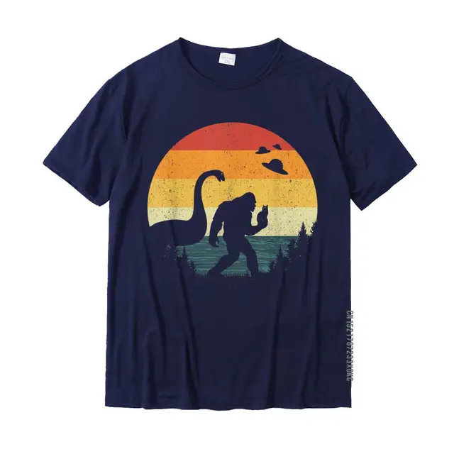 Retro Bigfoot Ufo Abduction Sasquatch 