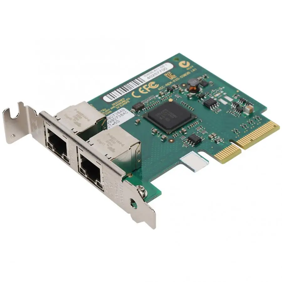 Двухпортовый гигабитный Ethernet контроллер I350-T2 PCI-E X1 сервер для ЦОД