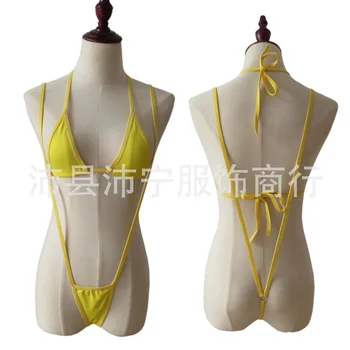 

Temperament and interest clothing Sexy lingerie one-piece three-point bikini women's sexy swimsuit suit