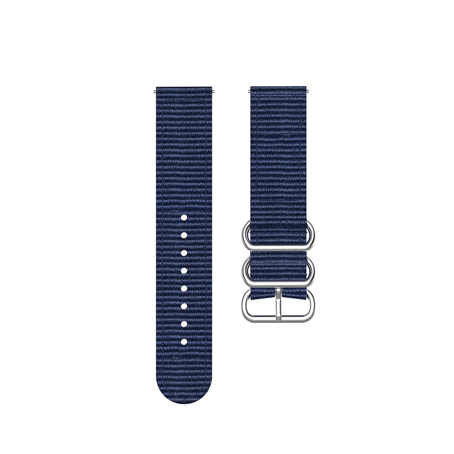 Холщовый нейлоновый наручный ремешок для Amazfit Bip S/Bip Lite часов Xiaomi GTS/Stratos/gtr47мм