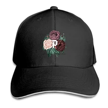 Печать на заказ бейсболка примитивный Блум(черный) Мужская Цветочная черная упаковка 1 шляпа остроконечная Кепка