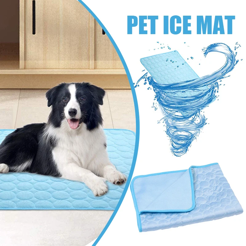 Dog Cooling Mat Summer Sofa Pad Mat Kennels For Dogs Cat Breathable