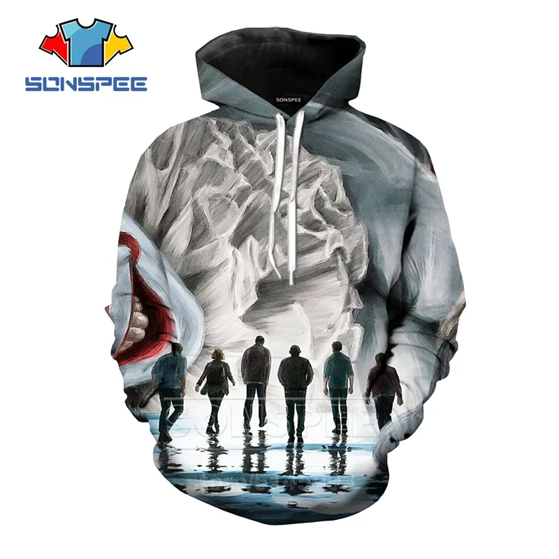 3 It Chapter Two толстовки осень для мужчин женщин Pennywise террор клоун Толстовка 3D принт унисекс с длинным рукавом пуловер с круглым вырезом C063 - Цвет: 3