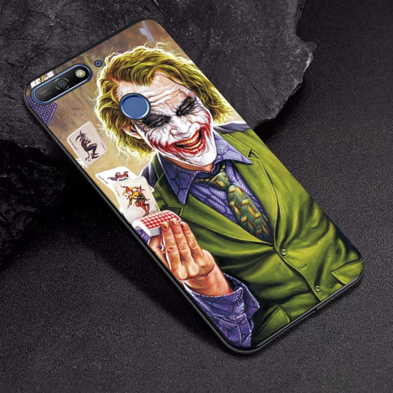 TPUBLK628 Для huawei Honor 7C 8c 8s 8x чехол капитан Марвел Человек-паук черный ТПУ чехол для телефона чехол для huawei Y7 Y6 Y5 Prime Y5 Lite сумка - Цвет: TPUBLK628