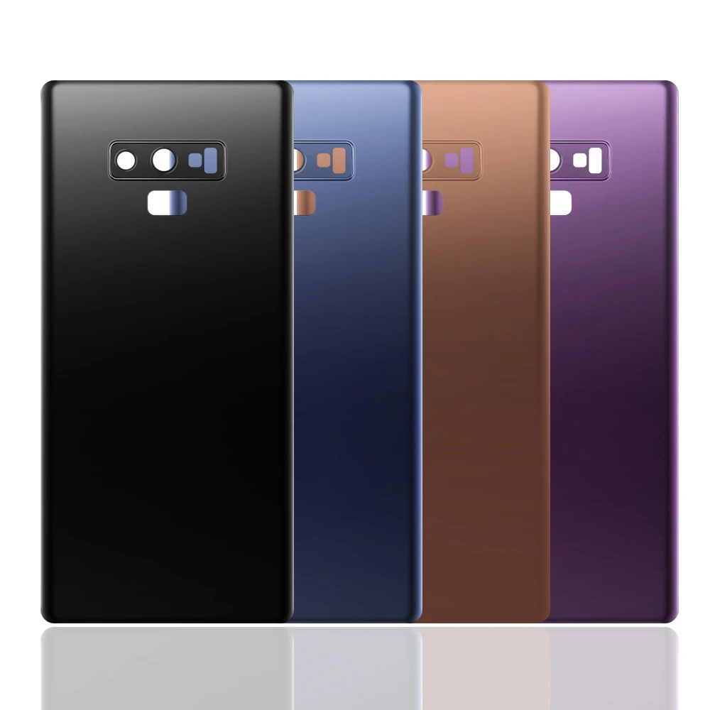 Задняя крышка батареи для Samsung Galaxy Note 9 N960 N960F стеклянная корпуса клей + Замена