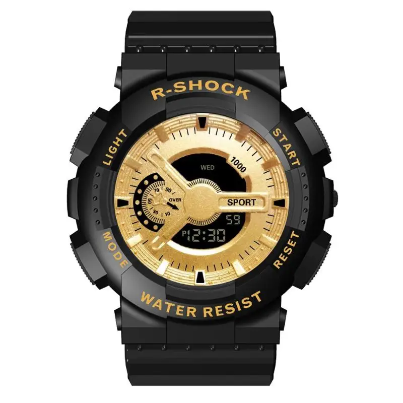 

HONHX Multi-function Student Sports Electronic Watch Men Luminous Digital Casual Wristwatch Jewelry Gifts