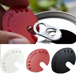 5Pcs Beer Can Cover Beverage Can Lid Sealer Flip Beverage Snaps Tops Snap Protector Soda Drink Random Color