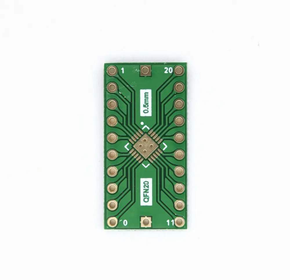 QFN20 к DIP20 контактный адаптер LFCSP20socket тест-эксперимент плата 5*5 4*4 PCB | Компьютеры и