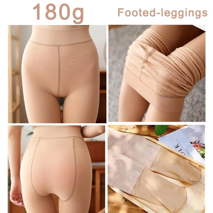 Women Velvet Leggings Keep Warm Solid Pants High Waist Leggings ALS88