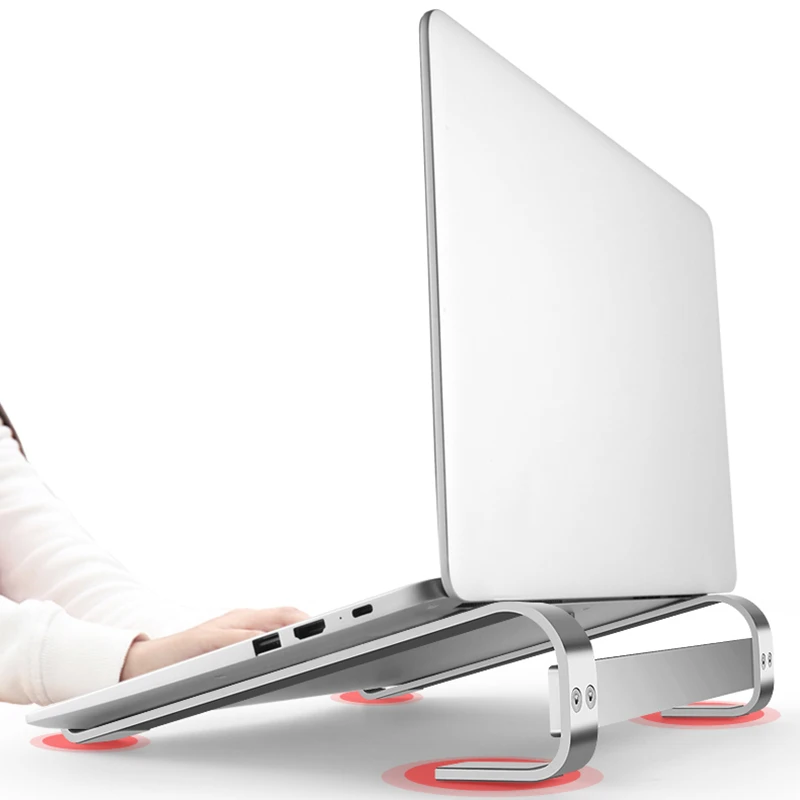 Алюминиевая Подставка для ноутбука Поддержка Держатель Huawei Xiaomi Chromebook Macbook Pro HP Dell