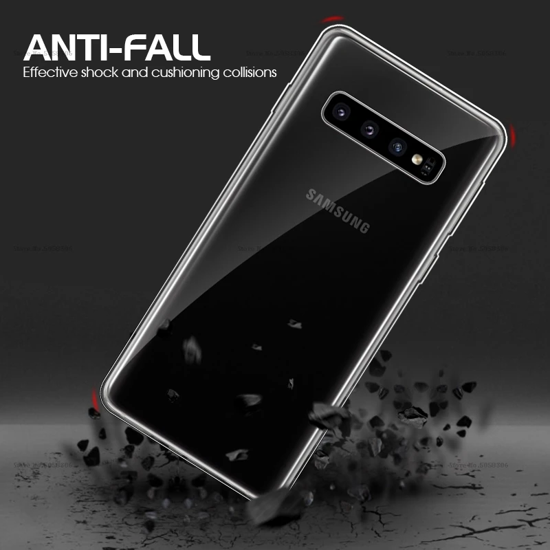 Мягкий прозрачный ТПУ чехол для samsung Galaxy S10 Plus S8 S9 S10e Note 10 8 9 S7 задняя крышка