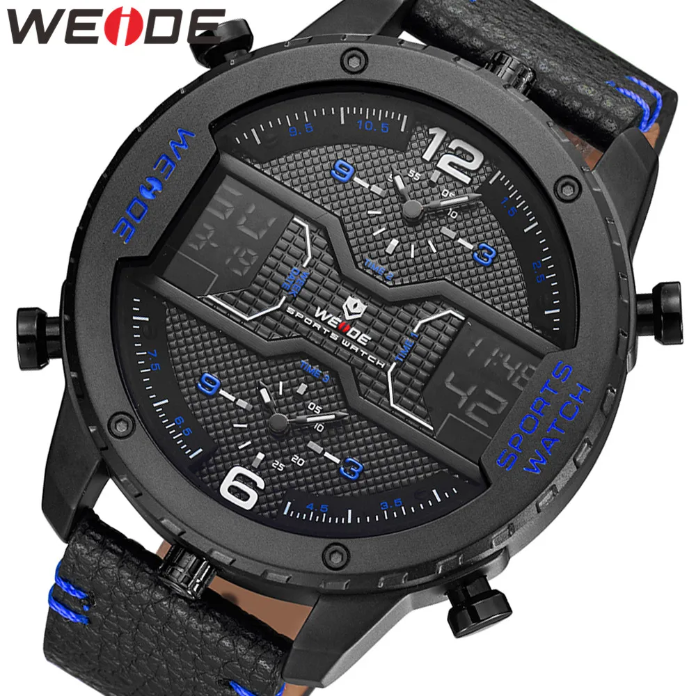 

WEIDE Men Watch Analog Sports numeral Digital Calendar Date Quartz Watch Wristwatch Relogio Masculino Military Casual Men Watch