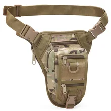 Outdoor Multifunctional Hiking Hunting Waist Bag Drop Leg Bag Hunting Tool Waist Pack Motorcycle Sports Bag Camouflage