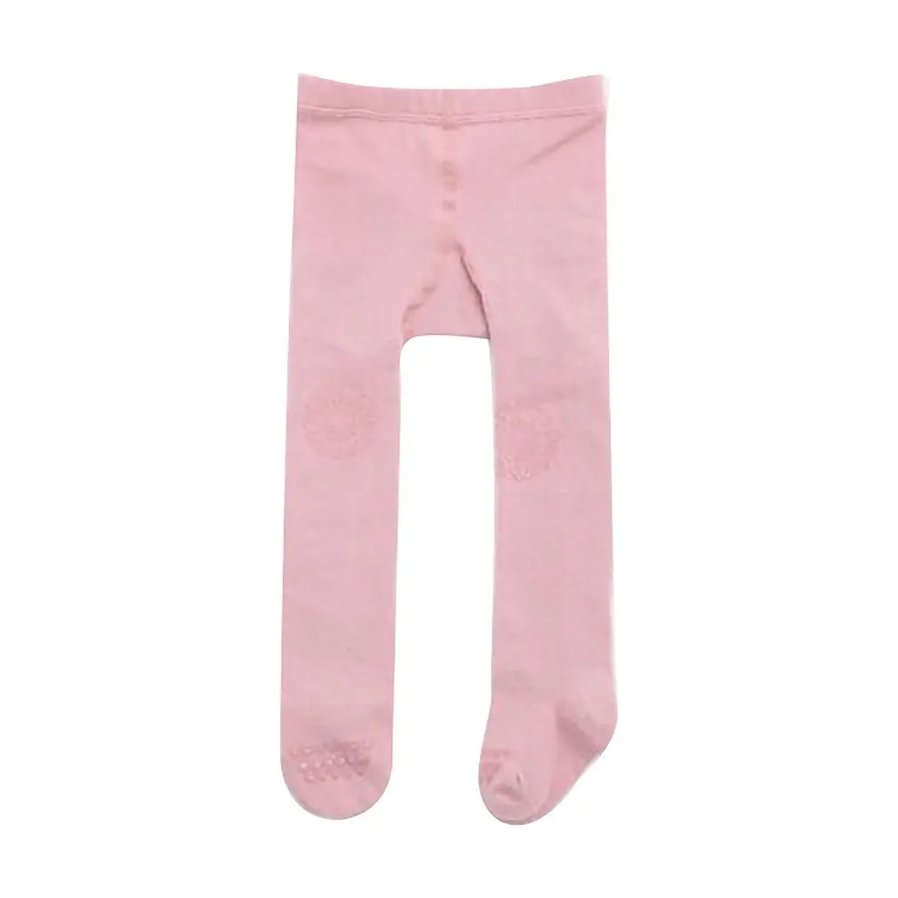 pink Эластичные детские колготки с открытой промежностью; колготки для девочек; тонкие леггинсы в полоску в стиле ретро; хлопковые носки для малышей; сезон весна-осень - Цвет: pink