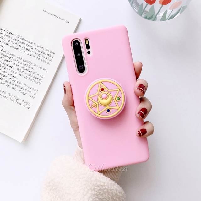 Cartoon Phone Holder Case For Xiaomi Redmi Note 8 9 Pro 7 9S 8T Cover Soft Silicone TPU Stand Case For Xiaomi Redmi 10X 8A 7A