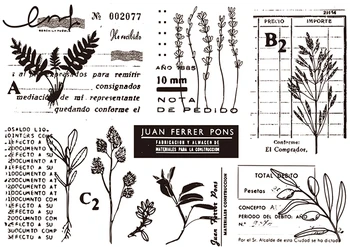 

Leaves of grass stamp Clear Stamp for Scrapbooking Transparent Silicone Rubber DIY Photo Album Decor A351