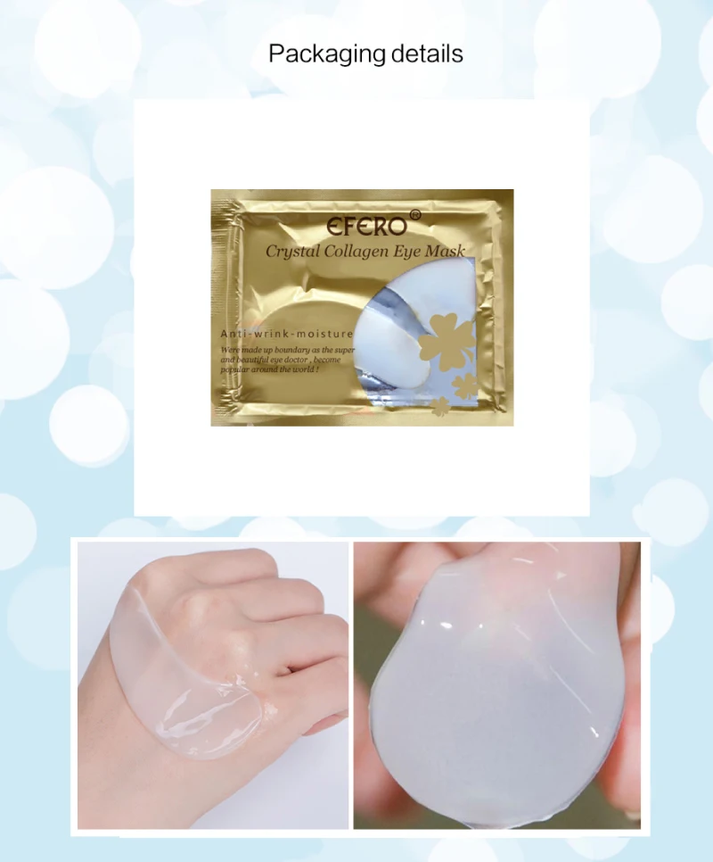 BIOAQUA Gold Osmanthus Eye Mask Women Collagen Gel Acid Moisturizing Eye Patches Anti-Aging Anti-Puffiness Eye Firming Gel Mask