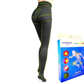 

10pcs Women Exposed Finger Moulding Sectional Pressure Health Care Assistant Elastic Pantyhose Breathable Hip Lifting Friction