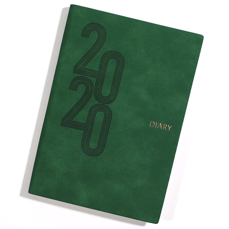Планировщик, органайзер, А5, блокнот, ежедневный, еженедельный, ежемесячный блокнот для планирования, милый дневник для мальчиков и девочек, записные книжки, туристические журналы - Цвет: green