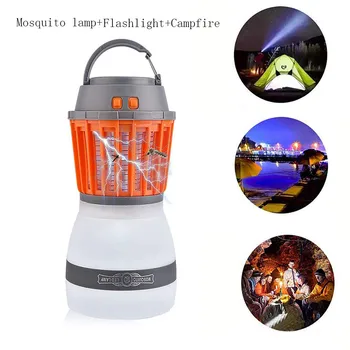 

USB Charge Flashlight Mosquito Lamp Led Light Insect Trap Fly Pest Lamp Polestar 3 In 1 Portable Lantern Camping Tent Light