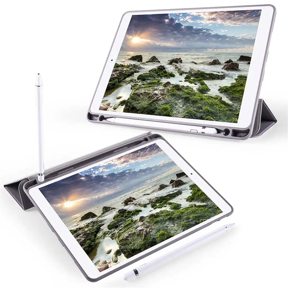 Флип-чехол для iPad Pro Air 10,5 TPU Защитный чехол PU флип-подставка смарт-чехол для iPad 10,2 дюймов 7-го поколения