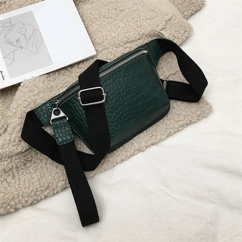 LKEEP Women bag crocodile multicolor messenger chest bag clutch female Pu leather handbag cross body bag Fashion high quality