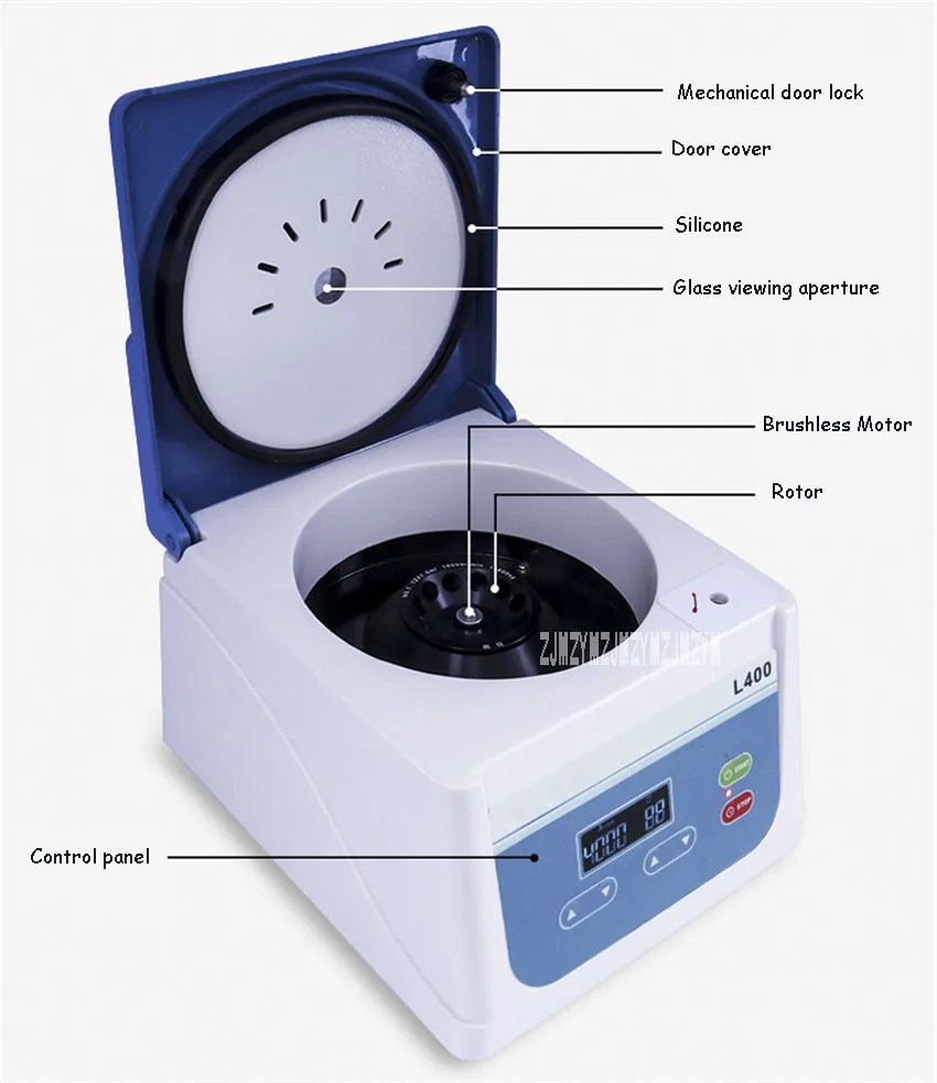L400 настольная Низкая скорость Центрифуга цифровой дисплей лабораторная Центрифуга электрическая центрифуга 6*15 мл 220 в 100 Вт 1980xg 4000 об/мин