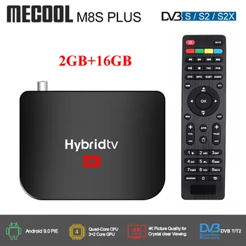 

Mecool M8S PLUS Android 9.0 DVB-T2 DVB-S2 Smart TV Box Amlogic S905X2 2GB 16GB 4K M8S PLUS DVB-S DVB-S2X set top box