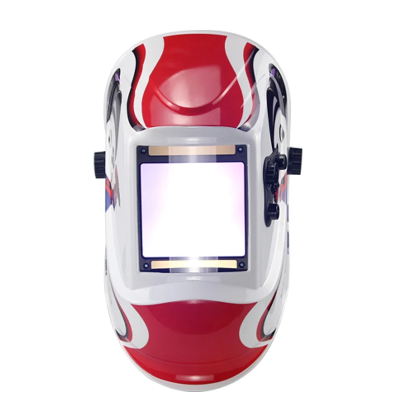 Skup Hlzs trusoxin Big View 4 czujnik łuku Din5 Din13 automatyczne przyciemnianie słoneczne Tig Mig Mma maska do spawania kask czapka spawacza obiektyw maska