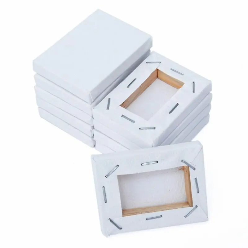1/5pcs 5x7cm/7x9cm/15x20cm/20x30cm/24x30cm/ 30x40cm White Blank Square Artist Canvas For Canvas Oil Painting artist canvas
