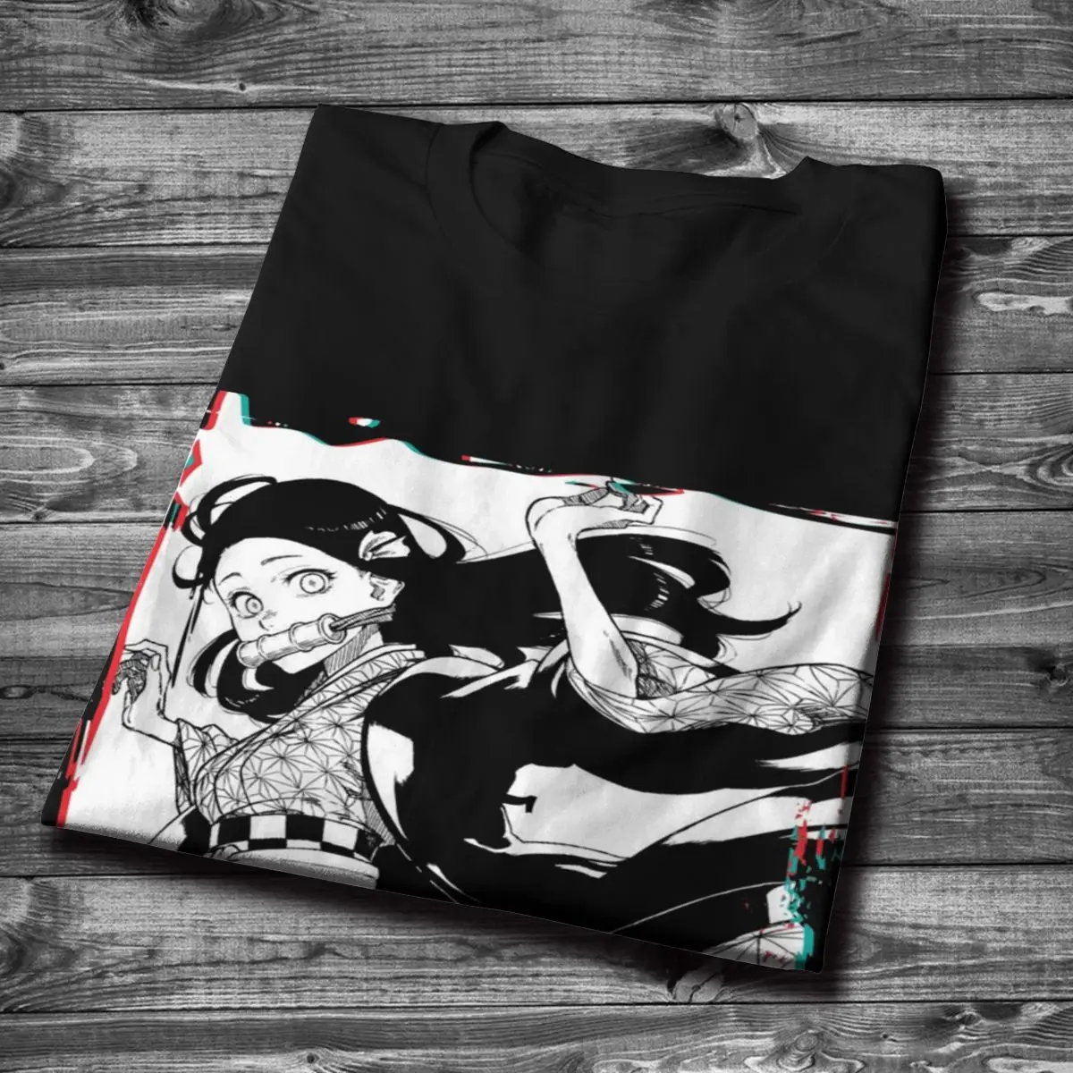 Футболка Demon Slayer Kimetsu no Yaiba, мягкая хлопковая Футболка с графическим принтом Vaporwave Kamado Nezuko