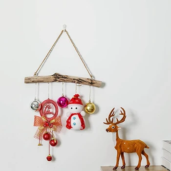 

Retro Natural Wood Wall Hanging Jewelry Hooks Wall Mount Storage Holder Organizer Display Stand Homehold Storage Rack